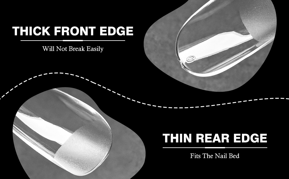 clear nail tips for nail extension