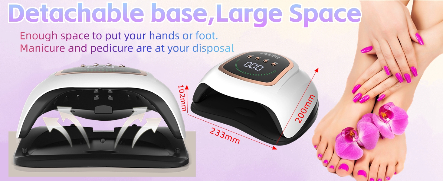 detachable base nail dry for gel polish