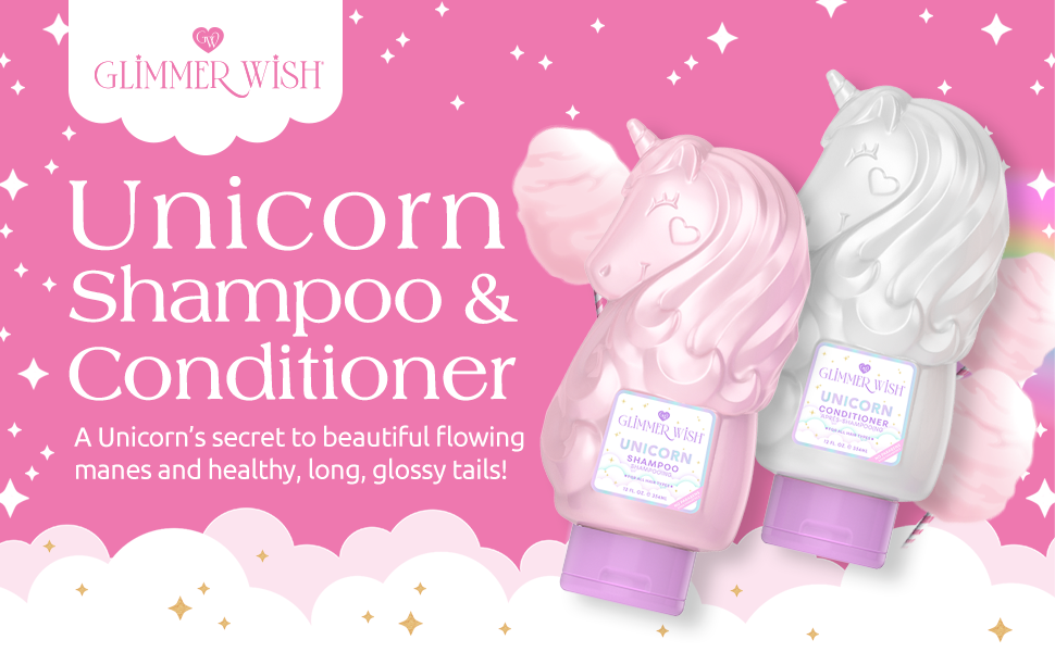 Glimmer Wish Unicorn Shampoo and Conditioner