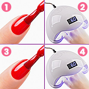 apply gel polish