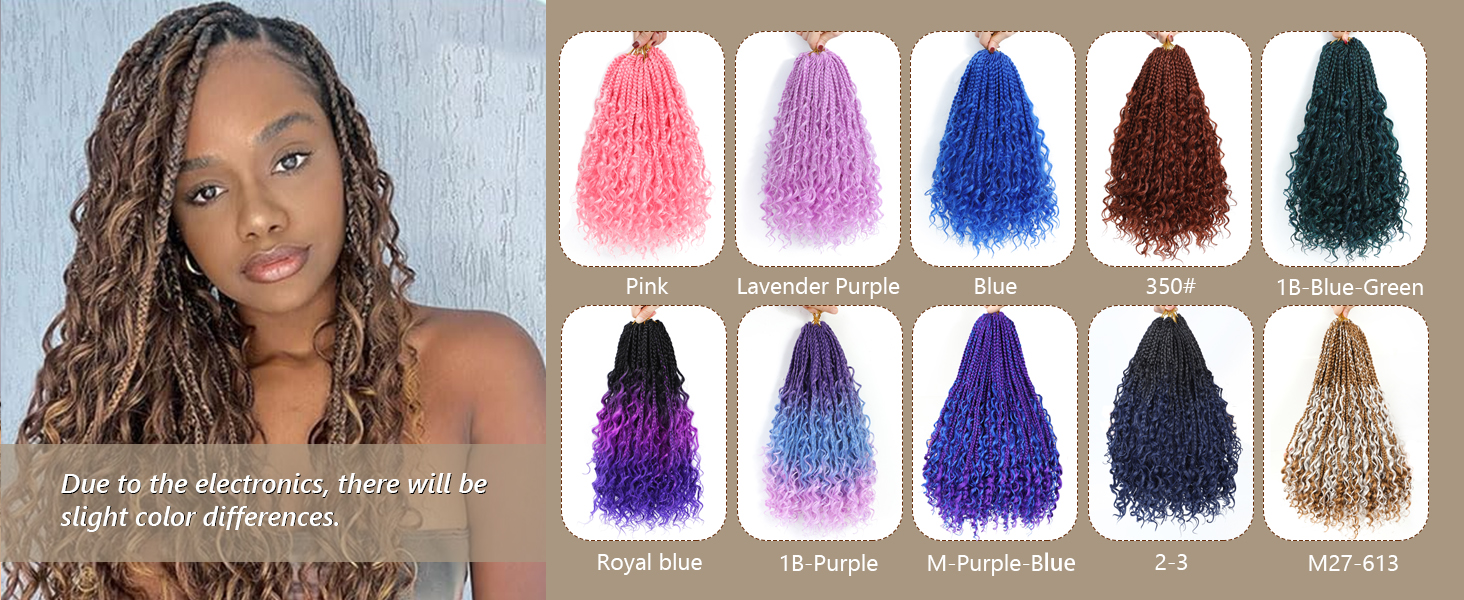 Goddess Box Braids Crochet Hair