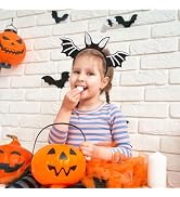YIHONGYAN Headbands Halloween Head Bands for Women Man Kids Halloween Party Black Headband Hair H...