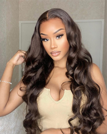 Pre Plucked Natural Hairline with Baby Hair Brazilian Virgin Straight Human Hair 24 Inch