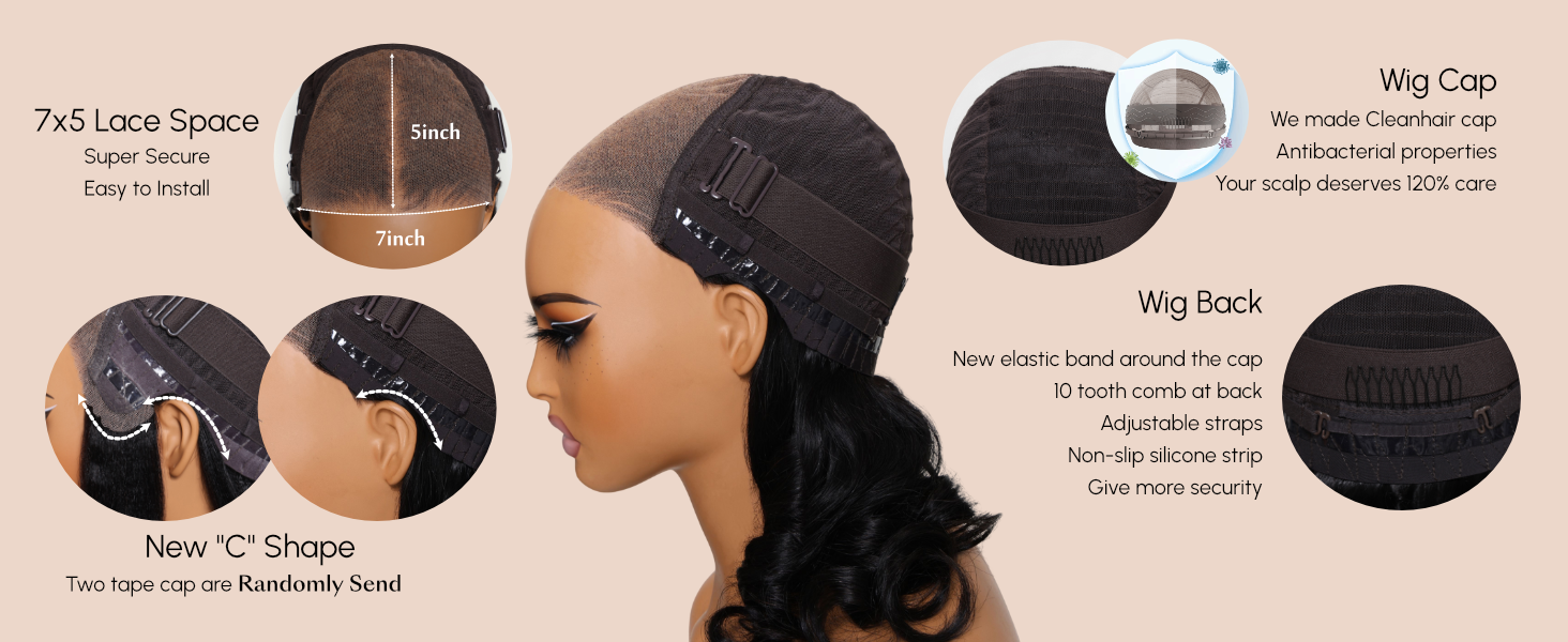 unice wear go water wave pre cut hd lace front wigs human hair for women real glueless beginners