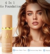 Bio Foundation 4 in 1 - Medium Spectrum, Longwearing & Waterproof, Color Changing Hydrating Conce...
