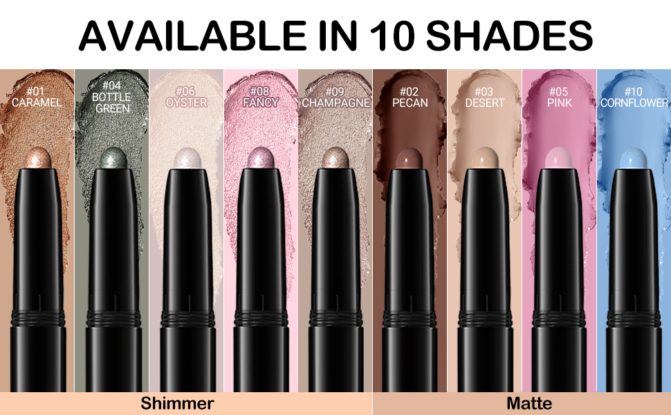 eyeliner brightener pencil crayon cream-to-powder waterproof shadow stick