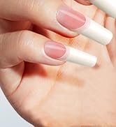 500PCS Half Cover False Nails Tips - Acrylic Nail Tips, krofaue 10 Sizes Lady French Style Acryli...
