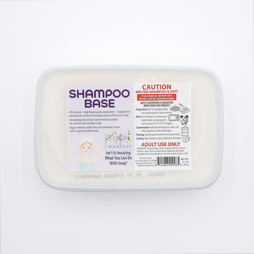 DIY Natural Hair Shampoo Recipe Kit 8oz All-Natural Ingredients Simple Use