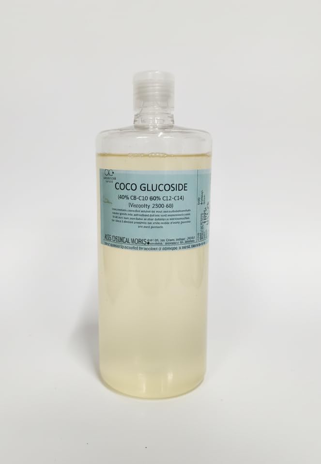 Dr Joe Lab Glucoside Surfactant Base - Plant Derived in One DIY Shampoo Facial Cleanser - Natural Gentle Mild Rich Foaming - Lauryl Decyl Coco Capryl Caprylyl Cosmetic Hand Soap Body Wash (8 oz.)