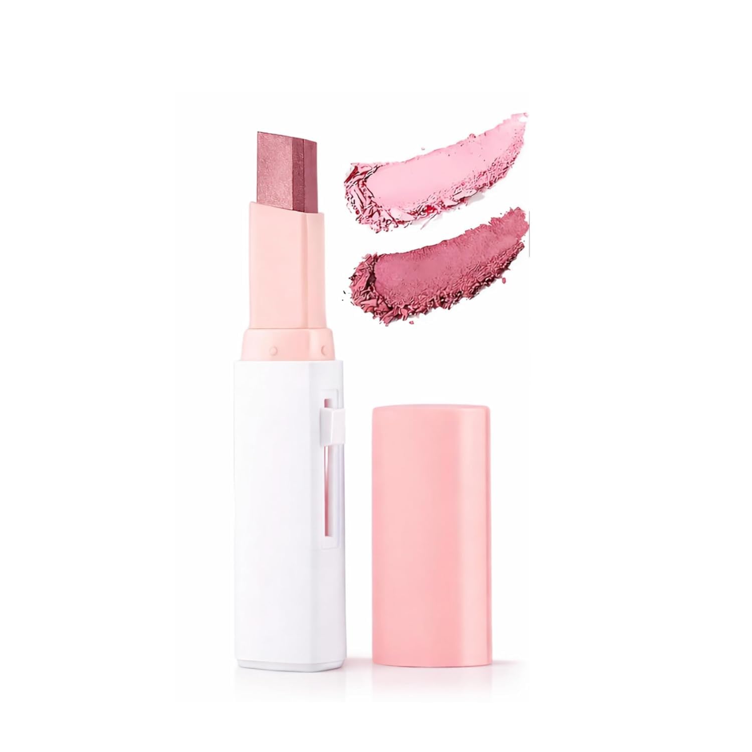 Dual-Ended Brown Eyeshadow Stick Matte Shimmer Finish All-Day Wear