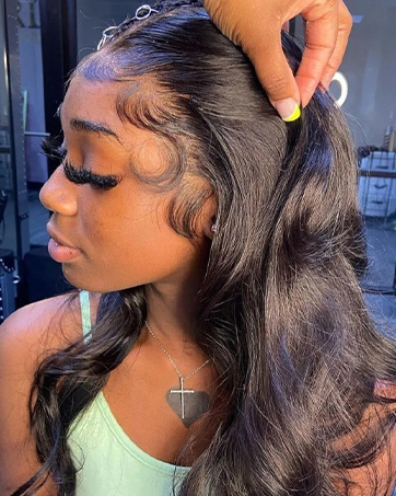 glueless wigs human hair