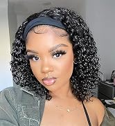 Vanmast hair, curly wigs, headband wigs, half wigs, deep wave wigs, half afro wigs