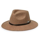 Wallaroo Hat Company Women’s Petite Aspen Fedora – UPF 50+, UV Sun Protection Hat, Packable Desig...