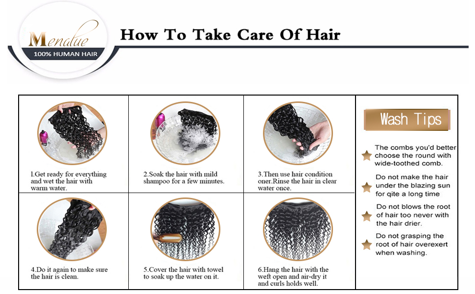 water wave bundles human hair
