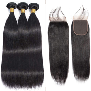 straight human hair