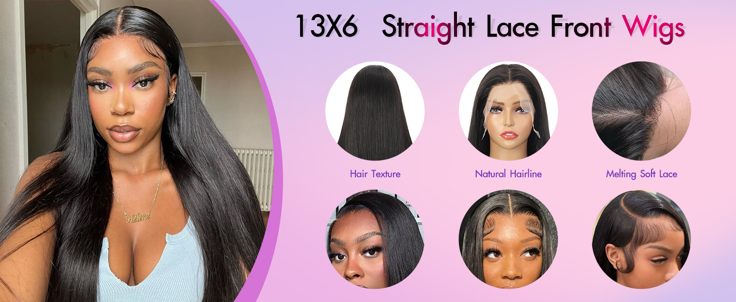 13x6 lace frontal human hair wigs