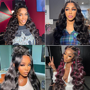 Body Wave Lace Front Wigs Human Hair