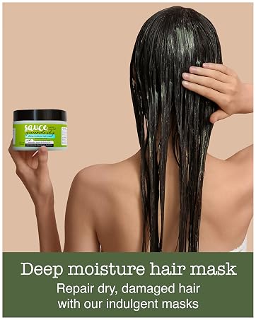 sauce beauty deep moisture hair mask repair dry damaged hair indulgent masks guacamole whip