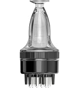Scalp and Hair Growth Massager Comb with Applicator Bottle for Essential Oils, Serums, and Follic...