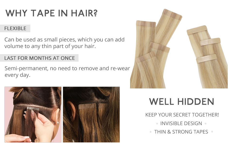 tape in hair extensions