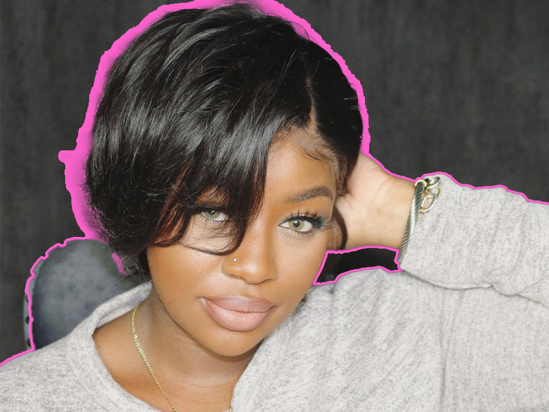 glueless wigs human hair pre plucked pre cut