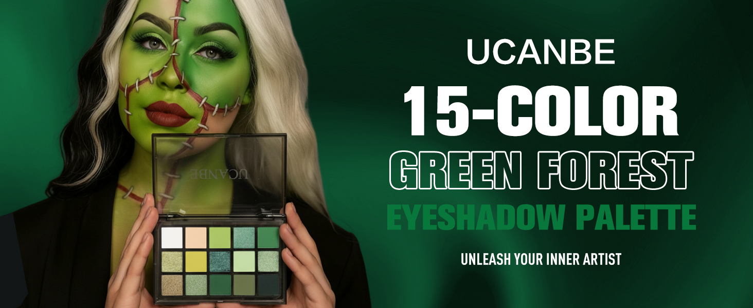 green eyeshadow palette