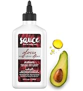 Sauce Beauty Glossy Color + Gloss + Repair, Auburn, Semi Permanent Hair Dye with Bond-Building an...