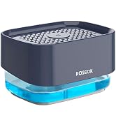 ROSEOK Dish Soap Dispenser for Kitchen,Detachable Soap Dispenser with Sponge Holder for Dish Clea...