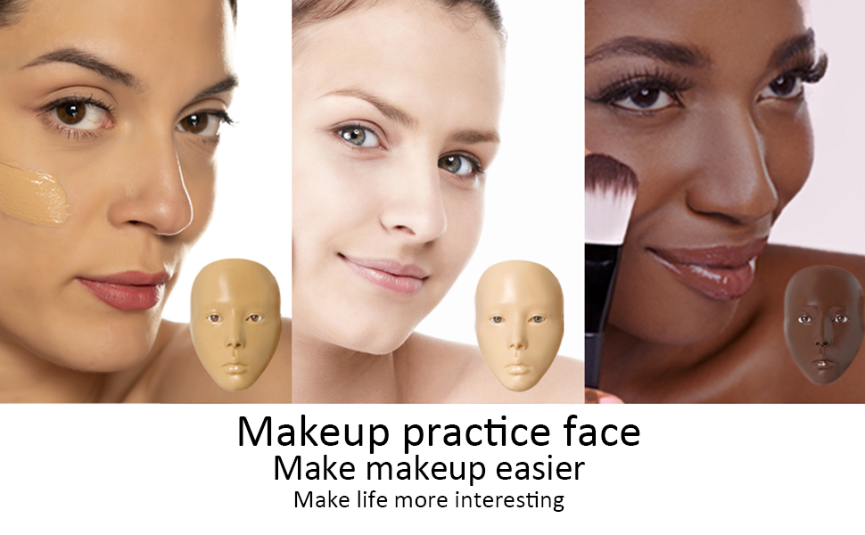 makeup artist mannequin head doll