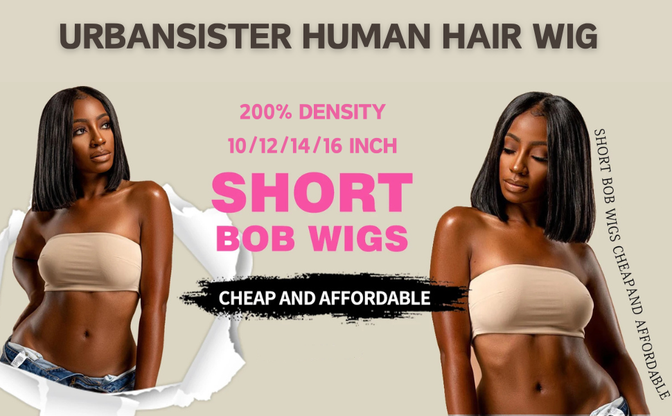Bob Wig Human Hair 13x6 Lace Front Wig