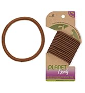 Goody Planet Goody Ouchless Elastic Thick Hair Tie - 30 Count, Brown - Medium Hair to Thick Hair ...