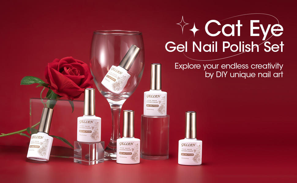 red gel nail polish