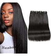 Liang Dian 14 Inch Straight Human Hair 4 Bundles Natural Color 12A Brazilian Virgin Hair 100% Unp...