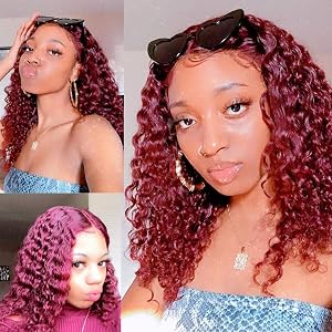 deep wave 99j lace front wig