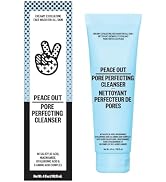 PEACE OUT Skincare Pore Perfecting Cleanser, Daily Exfoliating Face Cleanser with Salicylic Acid ...