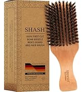 SHASH Since 1869: Handmade in Germany - The Go-To 100% Boar Bristle Hair Brush for Thin to Normal...