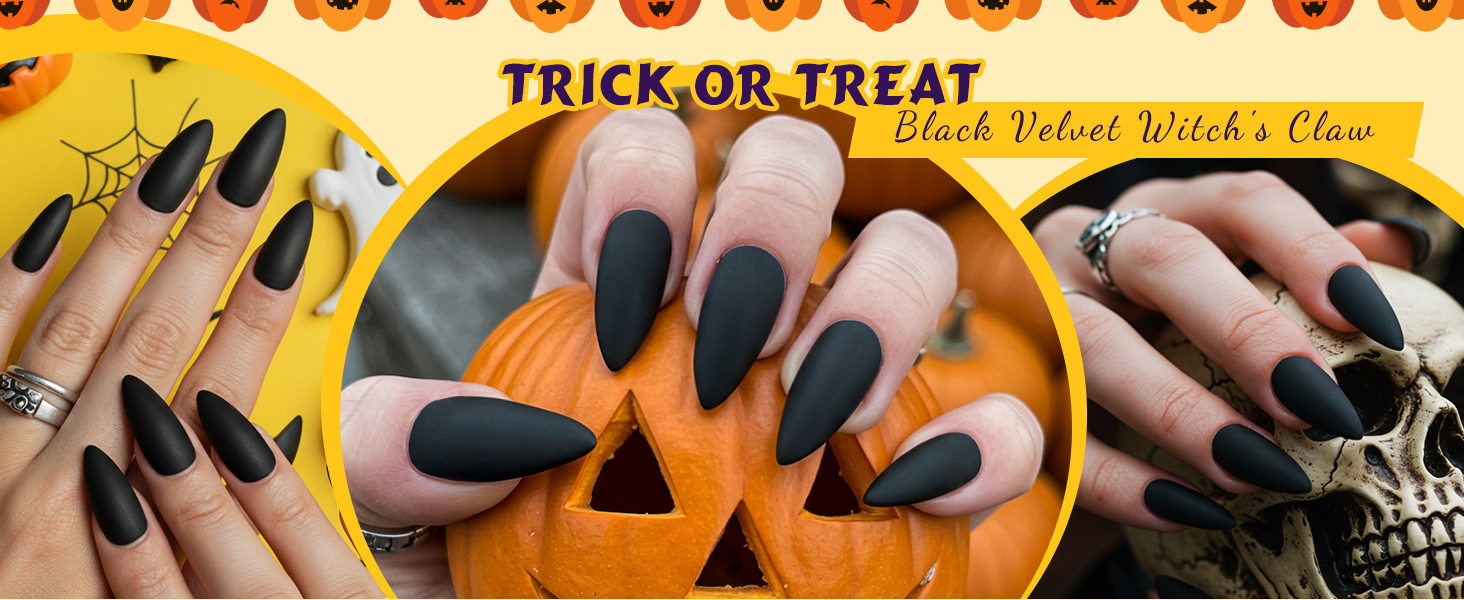 Morily Halloween Press on Nails