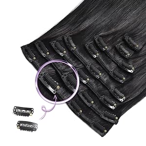 clip in hair extensions real human hair
