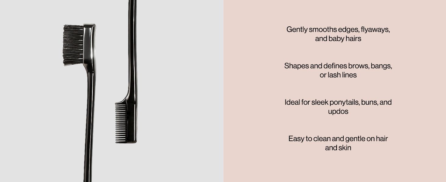 Kitsch Double Sided Edge Control Hair Brushes for Women