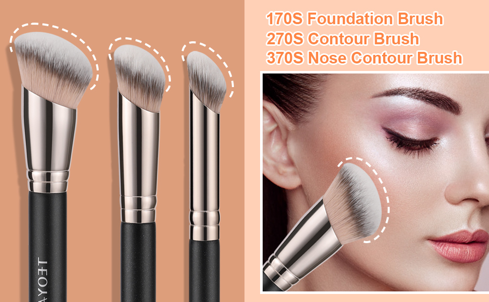 3 size contour brush