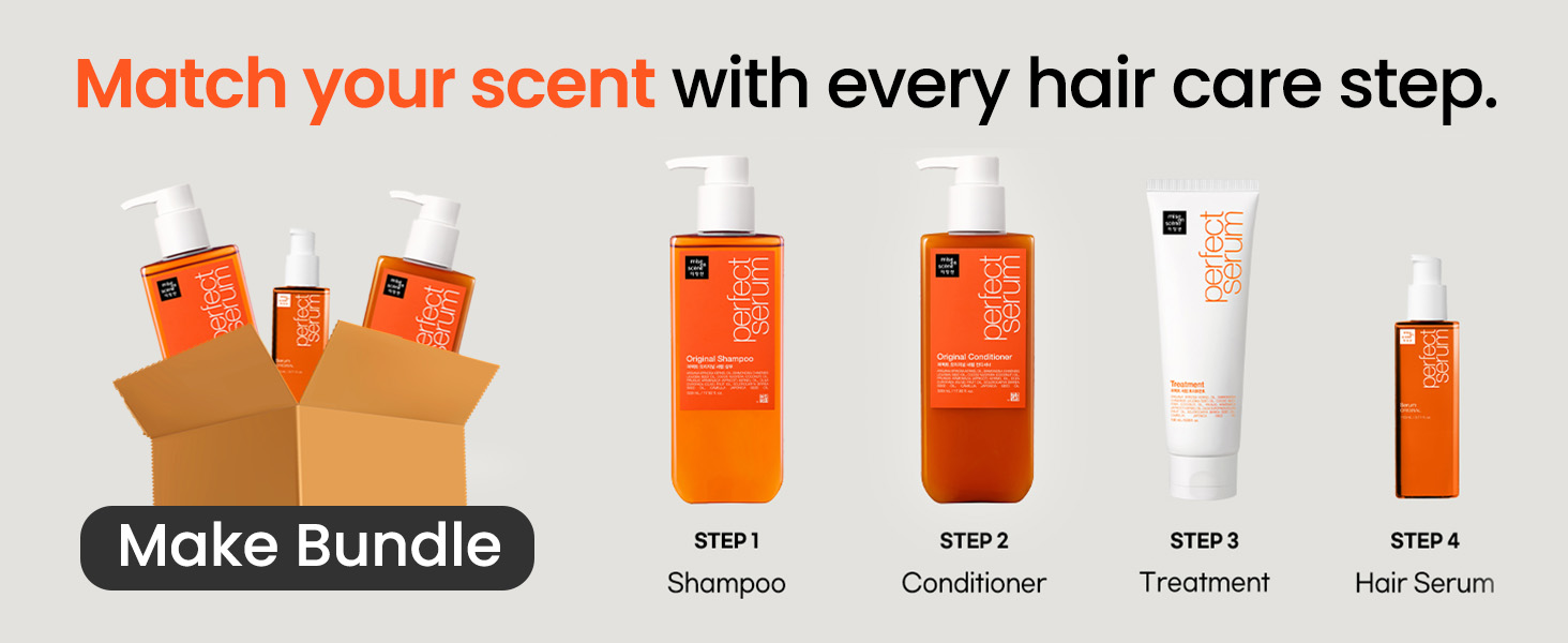 Match Your Scent with every hair care step