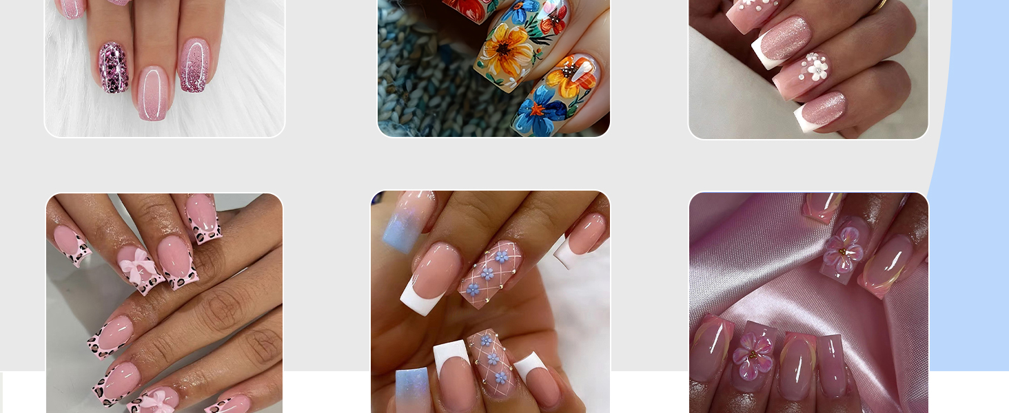 glue on nails