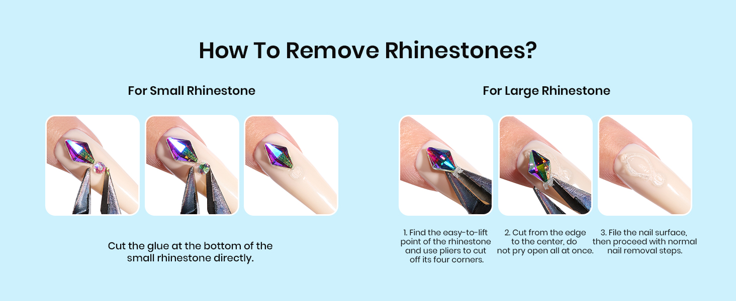 Nail Rhinestone Glue for Nails,