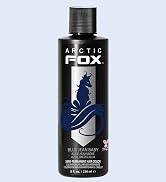 ARCTIC FOX Vegan and Cruelty-Free Semi-Permanent Hair Color Dye (8 Fl Oz, BLUE JEAN BABY)