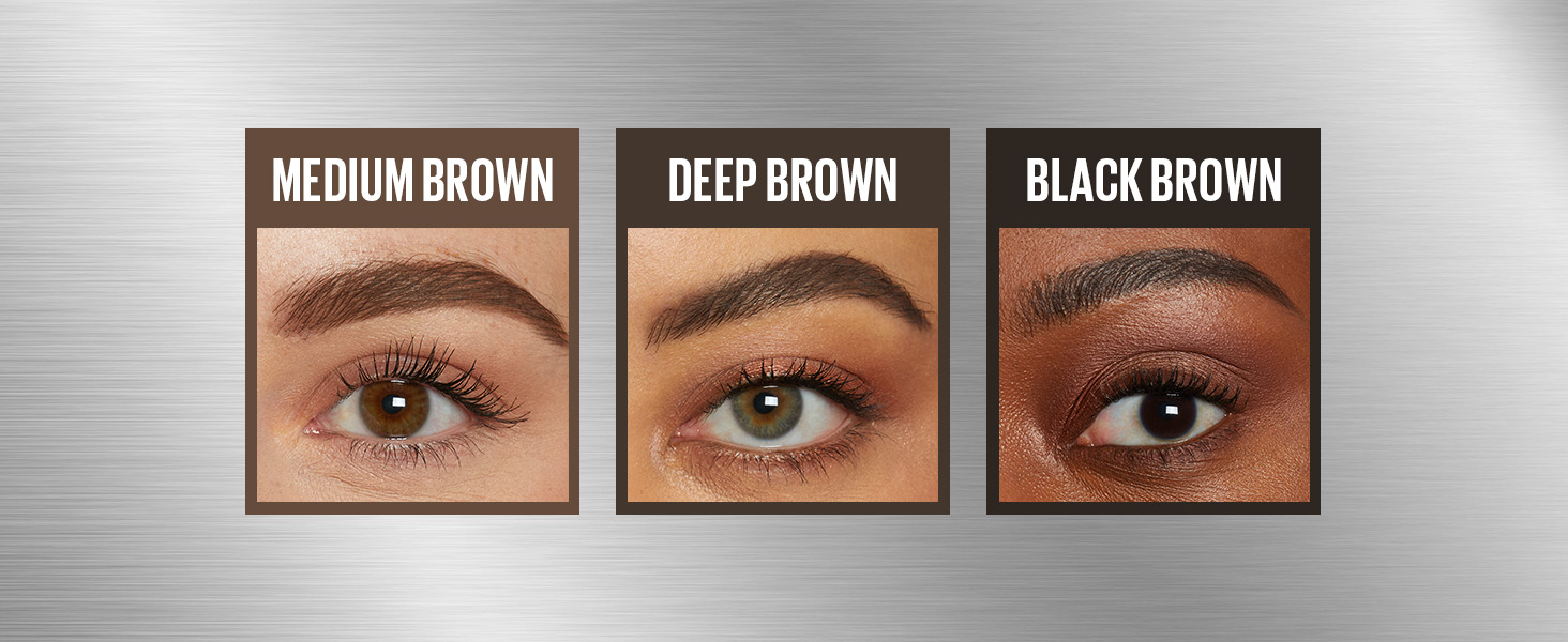 medium brown - deep brown - black brown