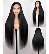 Arabella Glueless Human Hair Headband Wig Ponytail Extension Half Wig for Women Drawstring Ponyta...