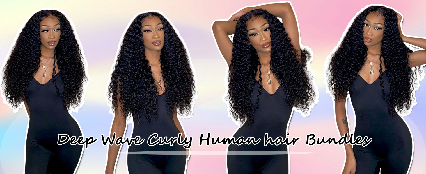 deep wave curly bundles