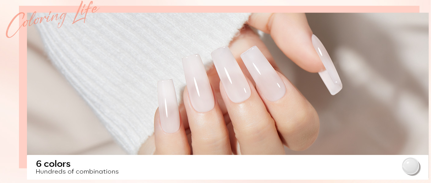 jelly gel polish set