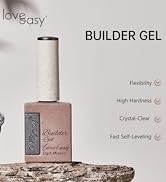 Love easy Salon-Level Builder Gel for Nails - Thickness Nail Strengthener & Extender | 28-Day Chi...