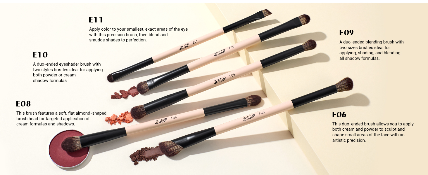 Jessup Makeup Brushes Set